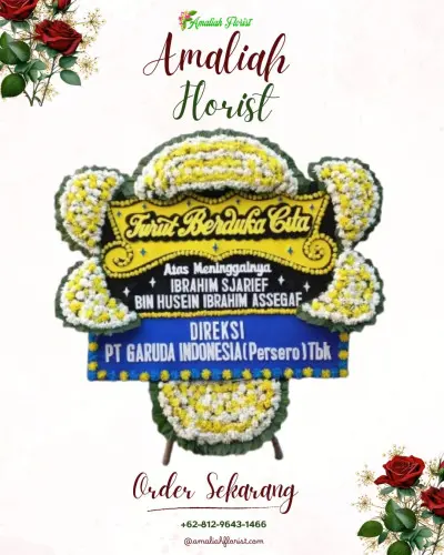 Papan Bunga Duka di Sijantung