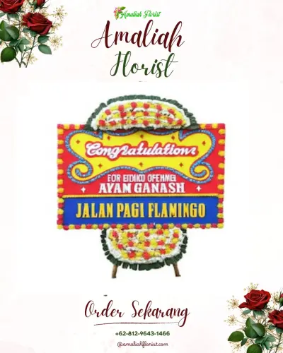 Bunga Papan Congratulation di Sijantung